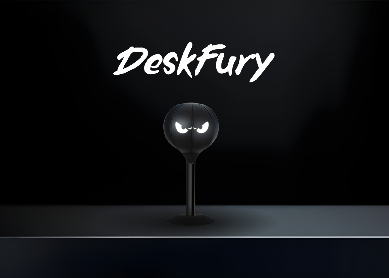 DeskFury - Desktop Punching Bag